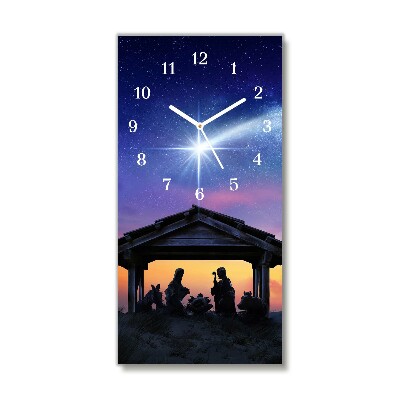 Glasuhr Vertikal Stabiles Weihnachten Jesus