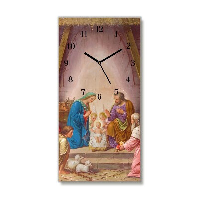 Glasuhr Vertikal Stabiles Weihnachten Jesus