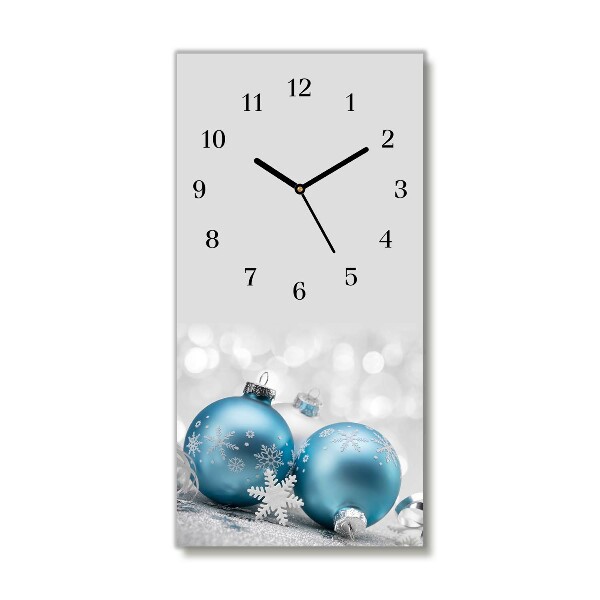Glasuhr Vertikal Flitter Winter-Feiertags-Dekorationen