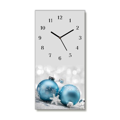 Glasuhr Vertikal Flitter Winter-Feiertags-Dekorationen