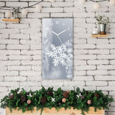 Glasuhr Vertikal Snowflake Weihnachtsdekoration