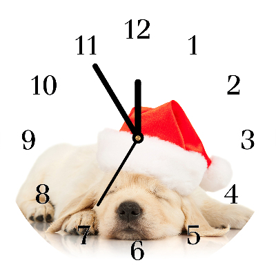 Glasuhr Welpen-Sankt-Hut-Winter