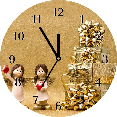 Glasuhr Runden Heilige Engel Weihnachtsgeschenke