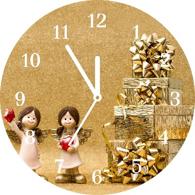 Glasuhr Runden Heilige Engel Weihnachtsgeschenke