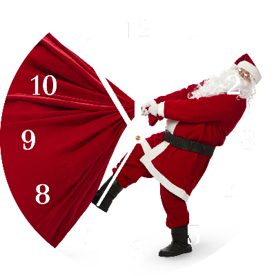 Glasuhr Runden Heiliger Vater Weihnachtsgeschenke