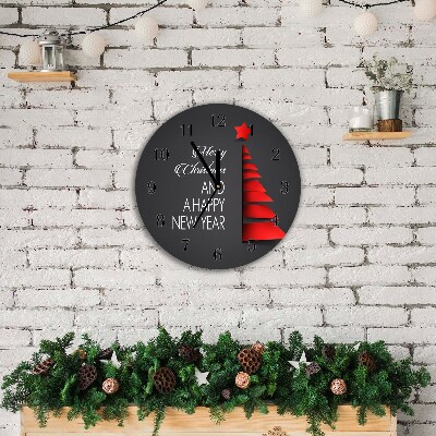 Glasuhr Runden Abstraktion Weihnachtsbaum-Dekoration