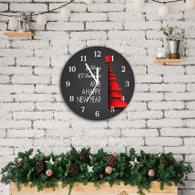 Glasuhr Runden Abstraktion Weihnachtsbaum-Dekoration