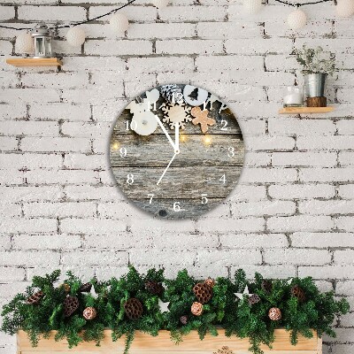 Glasuhr Runden Weihnachtsbaum-Dekoration Weihnachtsgeschenke