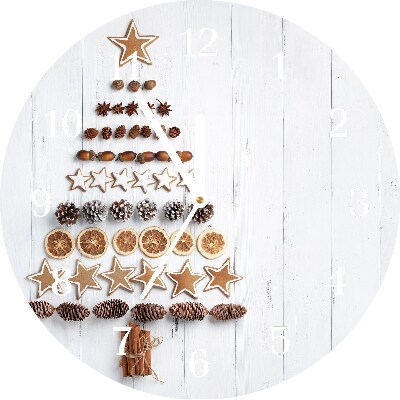 Glasuhr Runden Lebkuchen Christbaumschmuck