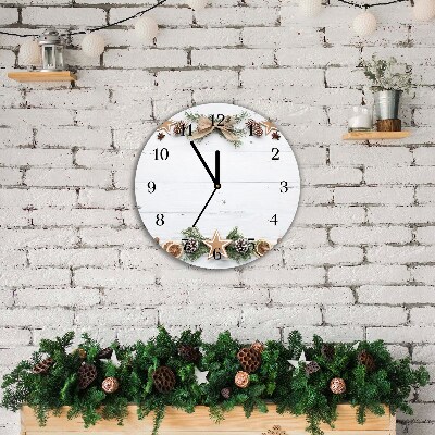 Glasuhr Runden Weihnachtsfeiertags-Lebkuchen