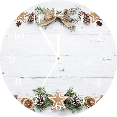 Glasuhr Runden Weihnachtsfeiertags-Lebkuchen