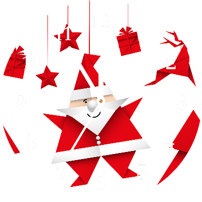 Glasuhr Runden Heiliger Vater Weihnachtsgeschenke