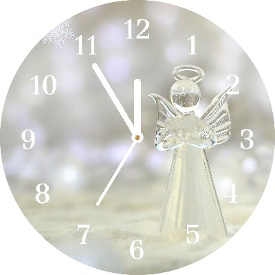 Glasuhr Runden Heiliger Engel Glass Ornament