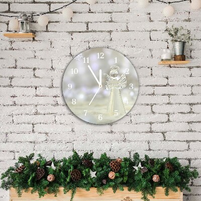 Glasuhr Runden Heiliger Engel Glass Ornament