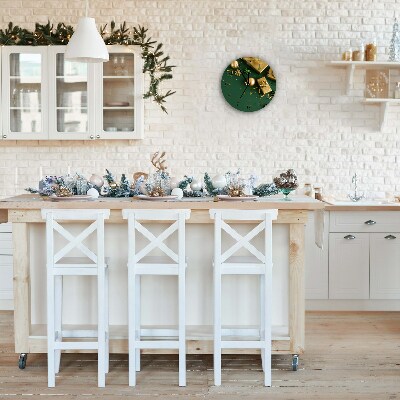 Glasuhr Runden Geschenke Winter-Feiertags-Dekorationen