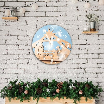 Glasuhr Runden Stabiles Weihnachten Winter