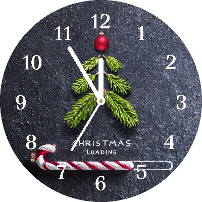 Glasuhr Runden Abstraktion Weihnachtsferien Winter