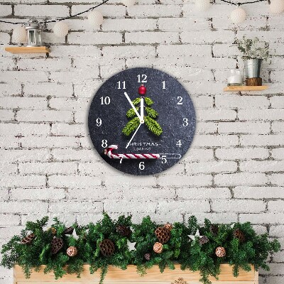 Glasuhr Runden Abstraktion Weihnachtsferien Winter