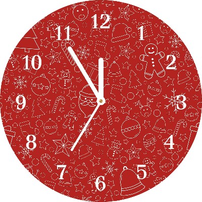 Glasuhr Runden Weihnachtsdekoration Winterferien