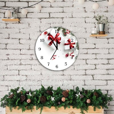 Glasuhr Runden Heilige Weihnachtsgeschenke Reisig