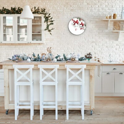 Glasuhr Runden Heilige Weihnachtsgeschenke Reisig