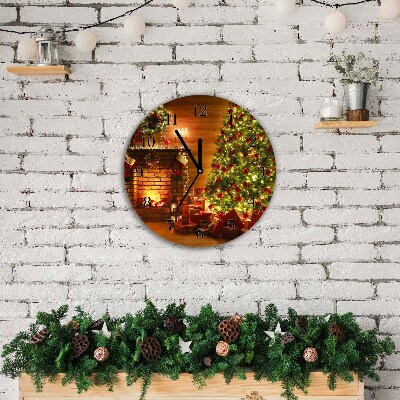 Glasuhr Runden Weihnachten Kamin Weihnachtsgeschenk