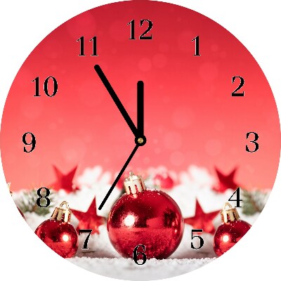 Glasuhr Runden Weihnachtsgeschenk Weihnachtsschnee