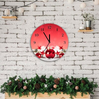 Glasuhr Runden Weihnachtsgeschenk Weihnachtsschnee