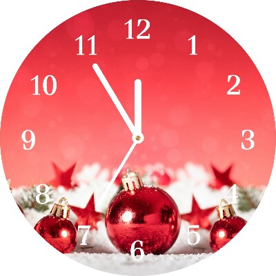 Glasuhr Runden Weihnachtsgeschenk Weihnachtsschnee