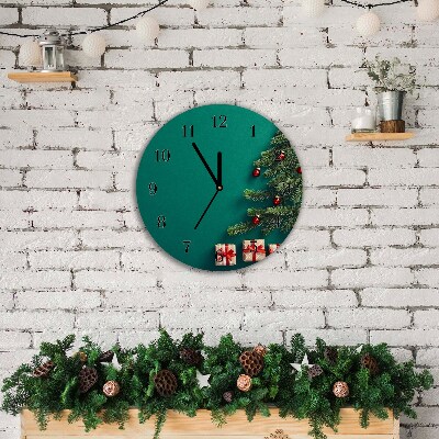 Glasuhr Runden Winterurlaub Weihnachtsgeschenke