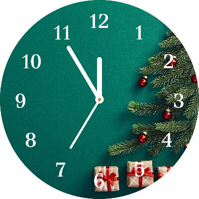 Glasuhr Runden Winterurlaub Weihnachtsgeschenke