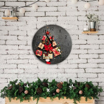 Glasuhr Runden Abstraction Weihnachtsgeschenke