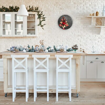 Glasuhr Runden Abstraction Weihnachtsgeschenke