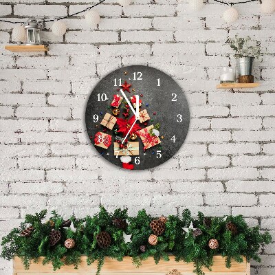 Glasuhr Runden Abstraction Weihnachtsgeschenke