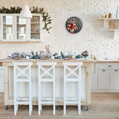 Glasuhr Runden Abstraction Weihnachtsgeschenke