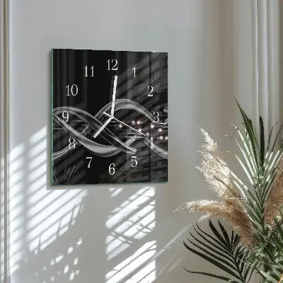 Moderne wanduhr quadratisch Abstraktion