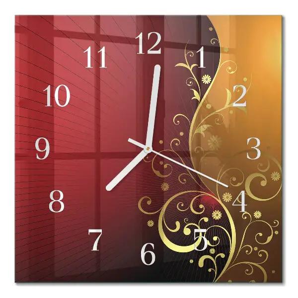 Quadratische wanduhr modern Abstraktion