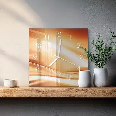 Quadratische wanduhr Abstraktion