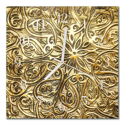 Quadratische wanduhr Mosaik