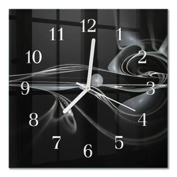 Quadratische wanduhr modern Abstraktion