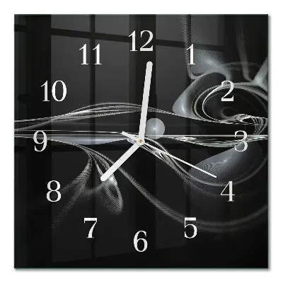 Quadratische wanduhr modern Abstraktion