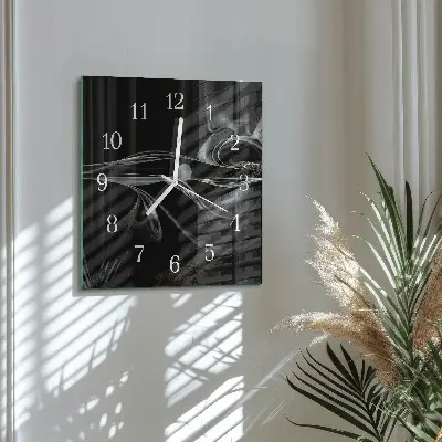 Quadratische wanduhr modern Abstraktion