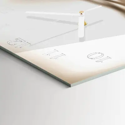 Quadratische wanduhr modern Abstrakte Linien