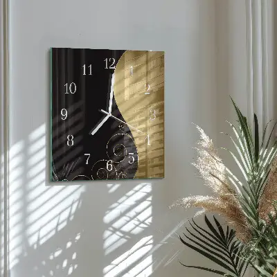 Moderne wanduhr quadratisch Abstrakte Kunst