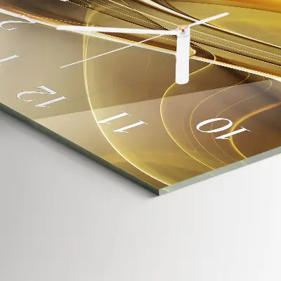 Quadratische wanduhr modern Abstrakte Linien