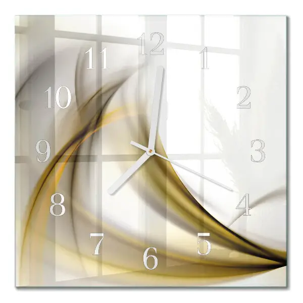 Wanduhr mit motiv quadratisch Abstrakte Linien