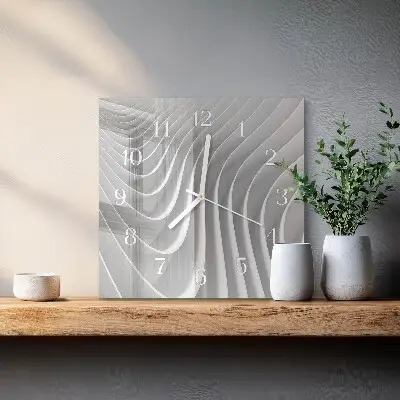Quadratische wanduhr Abstraktion