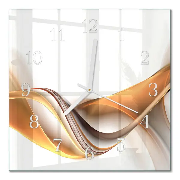 Glasuhr quadratisch Abstraktion