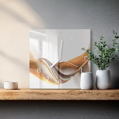 Glasuhr quadratisch Abstraktion