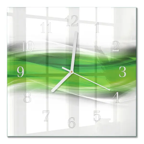 Quadratische wanduhr Abstraktion